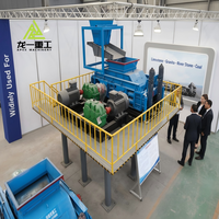 CE Usine de concassage d'agrégats grande capacité, concasseur à double rouleaux, moteur AC, APEX 100tph, recyclage de scories et de déchets de construction
