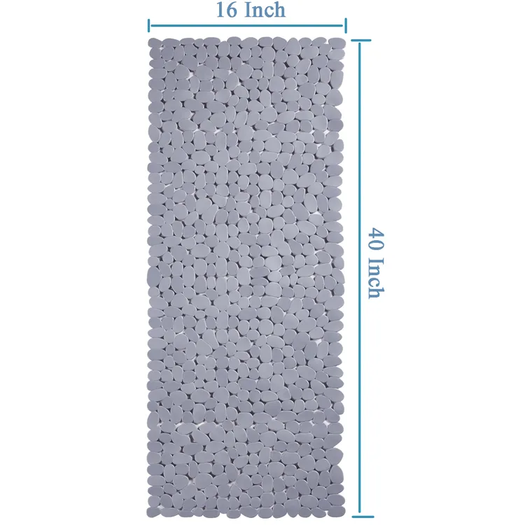 Vendita calda Anti batterico muffa resistente Pvc striscia di gomma tappetino da bagno per la doccia interna