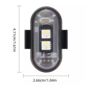 Nuevas Luces LED RGB DRL Thhowie con Control Remoto Inalámbrico, 7 Colores, USB, 12V, Traseras, para Coche, Motocicleta, Bicicleta, Dron, Repuesto - Product Image 5