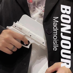 Pistola de juguete de dibujos animados en 3D Tpu silicona a prueba de golpes accesorios para teléfono móvil funda para iPhone 16 Pro Max 17 Air 15 Plus 14 13 <span class=keywords><strong>Mini</strong></span> 12 - Product Image 3