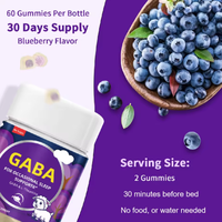 Gummies de mélatonine OEM avec L-Tryptophane et GABA pour un sommeil profond – Complément alimentaire pour la santé