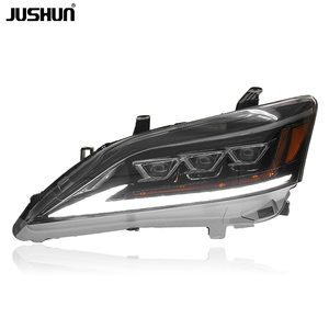 Faros delanteros LED JUSHUN para Lexus <span class=keywords><strong>ES</strong></span> ES200 ES260 ES300 2006-2012, faro delantero de 3 lentes, señal de giro secuencial - Product Image 2