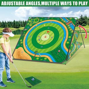 <span class=keywords><strong>Jeu</strong></span> de golf pour enfants HYES en plastique, tapis de <span class=keywords><strong>jeu</strong></span> collant portable 71 x 71 pouces, pratique en intérieur et en extérieur, <span class=keywords><strong>jeu</strong></span> familial amusant pour la cour - Product Image 2
