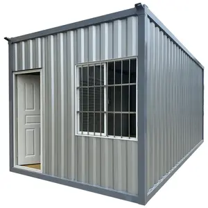 Maison en conteneur modulaire portable à cadre de structure en acier boulon préfabriqué moderne bon marché avec prix d'usine