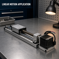 Moteur pas à pas hybride NEMA17 DC 42 avec vis de guidage linéaire 48 mm pour l'automatisation des machines CNC