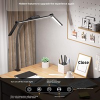 Lampe de bureau LED à double tête Senya-Pro, barre lumineuse à clipser pour écran, rechargeable par USB, contrôle tactile, intensité réglable, protection des yeux, lecture au bureau, CRI