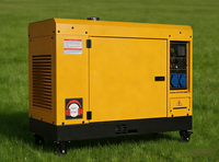 Générateur diesel monophasé 6,5 kW 220 V 50/60 Hz à refroidissement par air, 4 temps, silencieux, petit groupe électrogène ATS, vente chaude