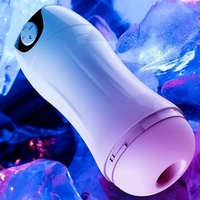 Vibrator Männlicher Masturbationsbecher Sexmaschine Penis-Massagegerät mit Heizfunktion Saugender Realistischer Vagina-Becher Automatisches Erwachsenenprodukt
