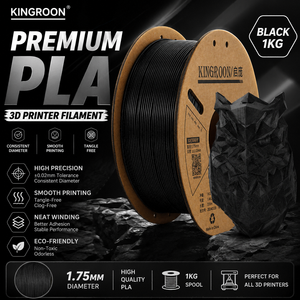 Filamento PLA de 1.75mm 1KG (2.2lbs) de Kingroon Factory, Filamento para Impresora 3D Compatible con Impresoras 3D Bambulab AMS/FDM - Product Image 1