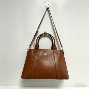 Fashion PU Leather Shoulder Bag Wholesale Supplier Customization OEM ODM Solid Color Simple Style <b>Purse</b> - Product Image 3