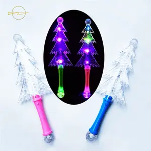 Palo brillante Led en forma de árbol de Navidad para conciertos, juguetes iluminados para eventos, recuerdos de fiesta de boda