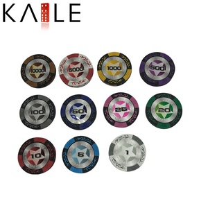 Jetons <span class=keywords><strong>de</strong></span> poker magnétiques <span class=keywords><strong>de</strong></span> 14 g avec logo personnalisé, jetons en argile bicolores avec plaque en fer, fournisseur d'usine pour les jeux <span class=keywords><strong>de</strong></span> <span class=keywords><strong>casino</strong></span> - Product Image 2