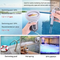 Testeur numérique de chlore et de pH, lecteur de chlore électrique portable pour spa, moniteur de chlore pour piscine, analyseur de qualité de l'eau