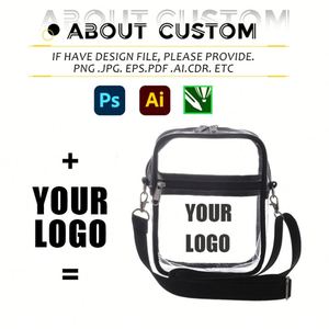 Cross-border Transparent PVC One-<b>shoulder</b> Women's Messenger <b>Bag</b> Simple Waterproof Portable <b>Small</b> square <b>Bag</b> with Customized logo - Product Image 2