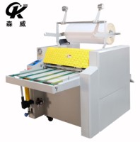 Laminateur industriel semi-automatique SWFM720C format A2, machine à plastifier double face avec fonction de découpe automatique, boîtier en bois, emballage moteur