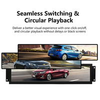 Pantalla LCD Publicitaria QDE de 16.4-47.1 Pulgadas, Formato Panorámico, para Uso en Interiores y Exteriores, en Aeropuertos y Ascensores, con Refrigeración sin Ventilador
