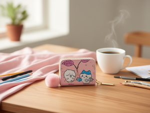 Portefeuille simple à pompon de dessin animé, petite taille, usage quotidien, unisexe, en feutre non tissé - Product Image 2