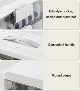 Botiquín de Primeros Auxilios Portátil Multifuncional al por Mayor con Asa, Caja de Almacenamiento Médico Cuadrada Multicapa de PP con Asa Portátil <span class=keywords><strong>para</strong></span> Medicamentos - Product Image 5