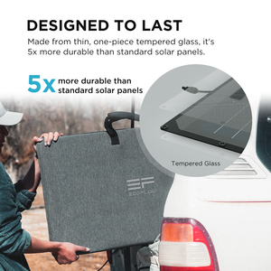 Panel Solar Bifacial Plegable Ecoflow de 220W, Celdas de 182mm, Soporte Ajustable Completo, Impermeable IP68, para Vida Aislada de la Red - Product Image 5