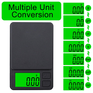 Hot Selling High Quality 0.01g Measuring Diamond Gold Stainless Steel <b>Scale</b> LCD Electronic Digital Battery Jewelry <b>Mini</b> Pocket - Product Image 4