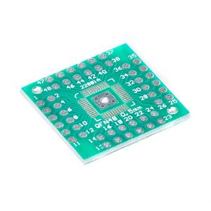 SMD to Direct <b>Plug</b> <b>Adapter</b> Board QFP/PQFP/LQFP/HTQFP QFN44/48 to DIP Pitch 0.5mm - Product Image 1