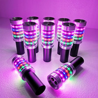Projecteur laser à quatre têtes LED pour bouteille, en alliage d'aluminium, étanche, idéal pour les fêtes de Noël, les clubs et les bars