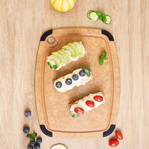 เขียงไม้สำหรับใช้ในครัวเขียง<span class=keywords><strong>ไม้</strong></span>พร้อมที่จับเขียงต้านเชื้อแบคทีเรีย - Product Image 5