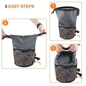 Muestra gratuita: Bolsa de almacenamiento de comida para perros, portátil, de gran capacidad, impermeable, resistente a arañazos, para viajes y camping. - Product Image 5