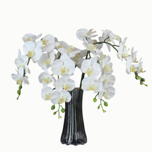 Orchidée Phalaenopsis Artificielle 92cm Effet Naturel, 9 Têtes, Tige Pliable, pour Décoration de Mariage de Luxe et de Table à Domicile H - Product Image 1
