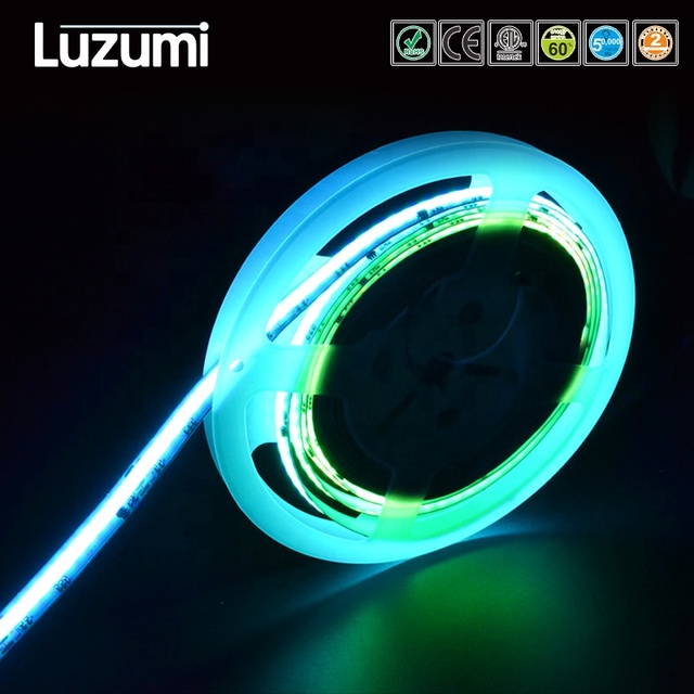Most Popular Digital Rgb Cob Led Strip 576PCS/M 11W/M High Density COB Strip Cuttable LED Strips Supplier