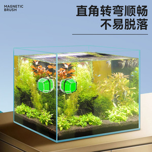 Cepillo Magnético de Cristal con Forma Octogonal, Material Plástico, Fácil de Usar, Herramienta de Limpieza para Acuarios - Product Image 3