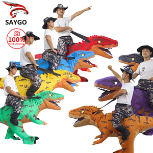<span class=keywords><strong>Costume</strong></span> de dinosaure gonflable en tissu imperméable de conception réaliste personnalisée en usine de Saygo Source pour le jeu - Product Image 1