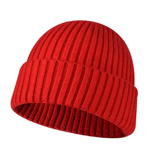 סיטונאי חדש עיצוב רגיל בימס בתפזורת חורף אופנה כפת כובע/כובעי יוניסקס גולף סרוג כובע-כובע
