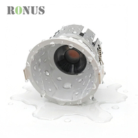 Plafonnier LED encastré COB étanche IP65 pour salle de bain 7W