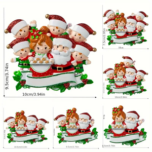 Pendentif de Noël en résine DIY, motif Mère Noël mignonne et chaleureuse, pour enfants, lumineux, étanche, haute qualité, pour la fête de Noël - Product Image 6