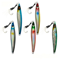 XUHANG JF41 Leurre Plombé Laser Réfléchissant 3D, 120g-150g, pour la Pêche au Snapper et au Grouper en Lancer Lent