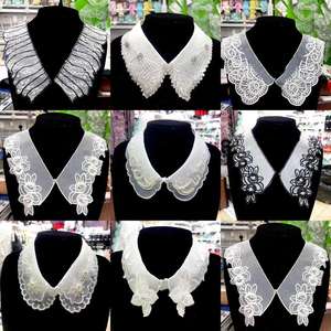 Perle Laiteuse Perlée Strass Amovible Blouse <span class=keywords><strong>Chemise</strong></span> Dentelle <span class=keywords><strong>Col</strong></span> Accessoire <span class=keywords><strong>Faux</strong></span> <span class=keywords><strong>Col</strong></span> - Product Image 5