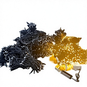 <span class=keywords><strong>ไฟ</strong></span> <span class=keywords><strong>LED</strong></span> <span class=keywords><strong>สาย</strong></span><span class=keywords><strong>ยาง</strong></span>สีดำ ยาว 10 <span class=keywords><strong>เมตร</strong></span> <span class=keywords><strong>100</strong></span> ดวง กันน้ำ IP65 สำหรับภายนอกอาคาร ใช้ในเทศกาลคริสต์มาส ปรับความสว่างได้ แสงสีขาวอบอุ่น ติดตั้งง่าย - Product Image 1