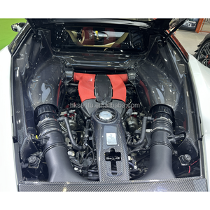 Convient pour la mise à niveau de la Ferrari F8 Hardtop avec capot moteur arrière en fibre de carbone sèche - Product Image 6