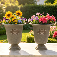 Urnes en plastique pour fête de mariage, style européen, luxe, maison et jardin, vase à fleurs, pots romains, respectueux de l'environnement