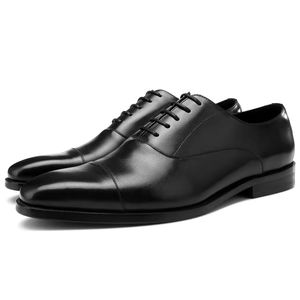 Chaussures Oxford de mariage de luxe pour hommes en cuir véritable personnalisé de style rétro, formelles, italiennes, en cuir de vachette pleine fleur - Product Image 6
