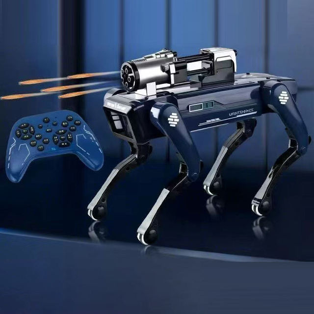 88RC 8020 AI Smart Robot Dog,Intelligent APP Control Robot Dog Toys Electronic Pet Robot Toys Shooting Water Ball Machine Dog