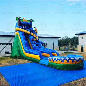 <span class=keywords><strong>Toboggan</strong></span> humide <span class=keywords><strong>gonflable</strong></span> de glissières d'eau de PVC de qualité marchande pour les parcs d'attractions et les champs de foire extérieurs - Product Image 4