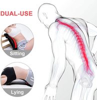 Masseur Dorsal Magnétique et Correcteur de Posture, Civière Musculaire, Étirement et Relaxation, Support Lombaire, Soulagement de la Douleur de la Colonne Vertébrale, Chiropraxie