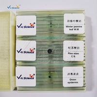 Lab Researching Cell Biology Prepared Slides Microscope Prepared Slides Corn Anther Meiosis(12pcs) Botany Plant Slides