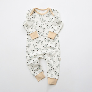 Factory Wholesale Baby Boy Clothes Custom Prints Newborn Rompers Soft Cotton Infant Sleeper Toddler Bodysuit - Product Image 6