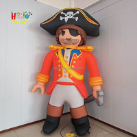 Parade de carnaval dessin animé mascotte capitaine décor gonflable pirates en plein air