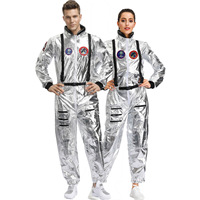 Combinaison Astronaute Sexy pour Homme et Femme, Combinaison d'Aviation, Tenue de Performance, Costume Cosplay, Astronaute, Halloween