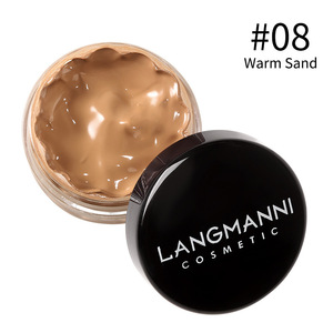 LANGMANNI Crème Correctrice Longue Durée Formule Éclaircissante Hydratation Naturelle Contrôle du Sébum Imperméable Peau Illuminée Sans Bavures - Product Image 3