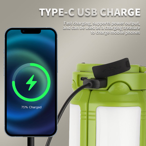 Linterna de Camping Plegable de 90 Grados, Recargable, con Batería, Luz Blanca, para Uso en Exteriores, Senderismo y Tiendas de Campaña - Product Image 4